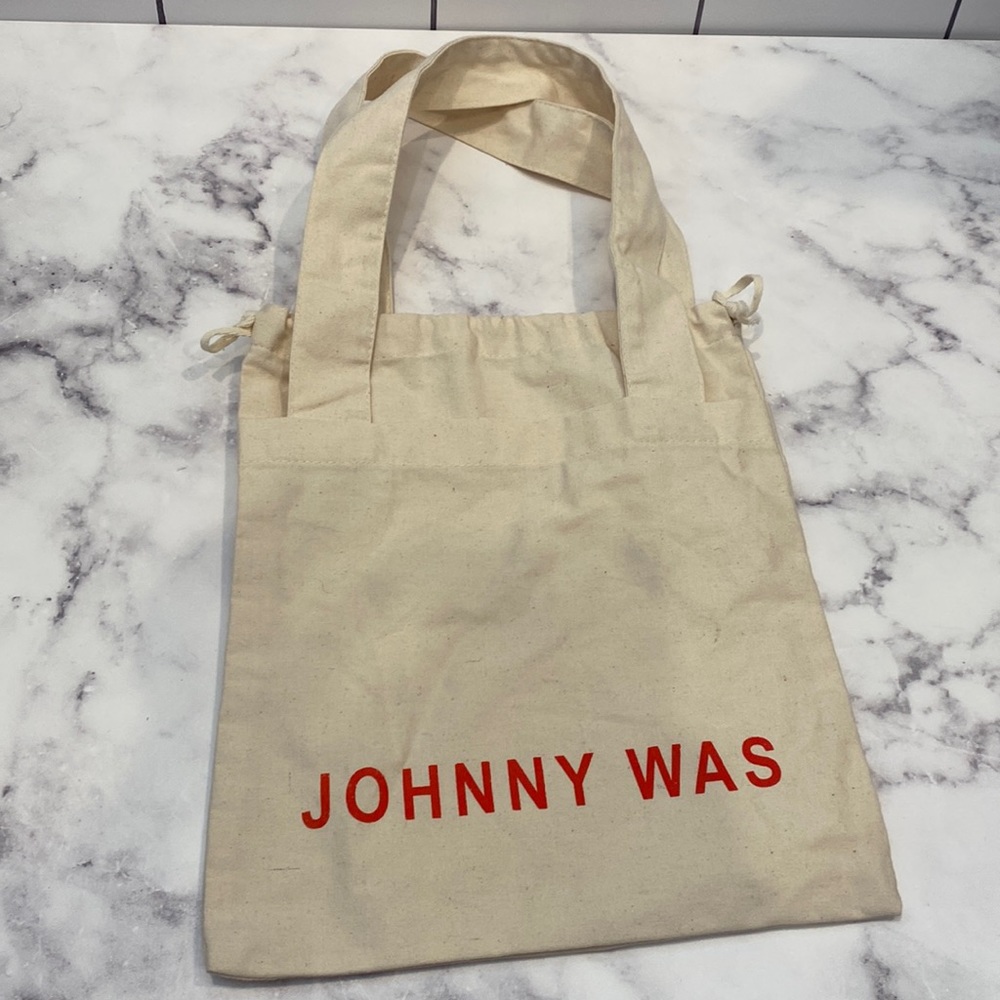 Johnny Was small canvas bag